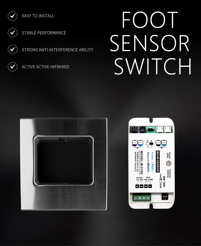 Durable Hospital Airtight Door Foot Sensor Hand Free Switch