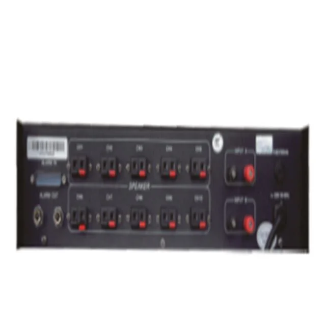 2*5 10 Zone Speaker Selector High Power Handling and Flexible Model with 2 Amplifier Inputs and 2 Groups of Speaker Outputs